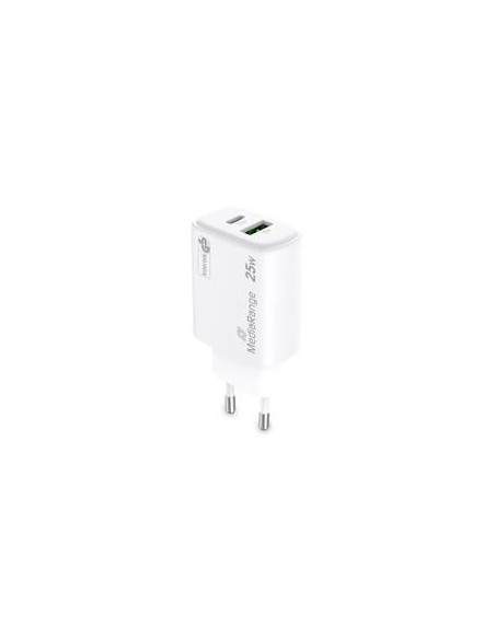 POWER ADAPTER USB/USB-C 25W/FAST MRMA112-2 MEDIARANGE