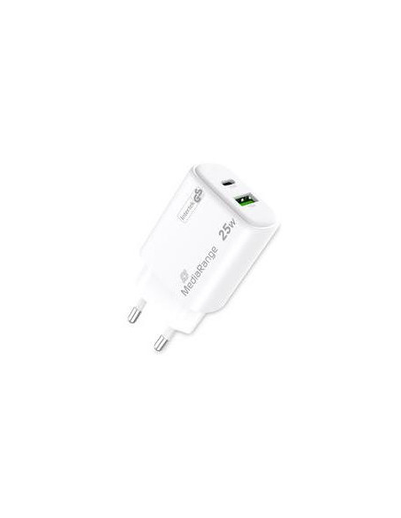 POWER ADAPTER USB/USB-C 25W/FAST MRMA112-2 MEDIARANGE