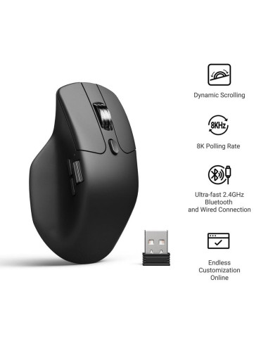 MOUSE USB OPTICAL WRL M6/BLACK M6S-A23 KEYCHRON