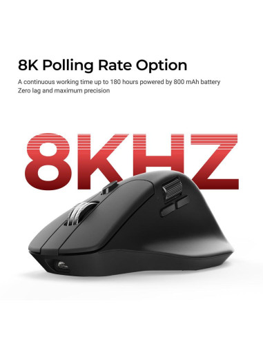 MOUSE USB OPTICAL WRL M6/BLACK M6S-A23 KEYCHRON