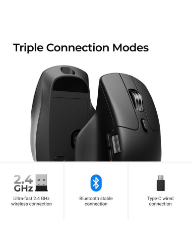 MOUSE USB OPTICAL WRL M6/BLACK M6S-A23 KEYCHRON