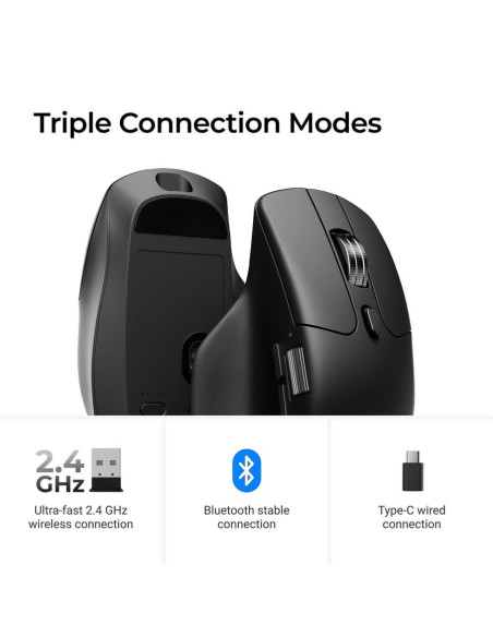 MOUSE USB OPTICAL WRL M6/BLACK M6S-A23 KEYCHRON