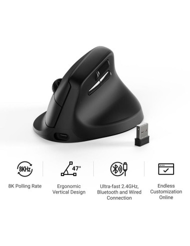 MOUSE USB OPTICAL WRL M5/BLACK M5-A23 KEYCHRON