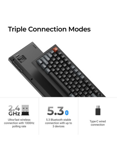 KEYBOARD WRL V6 ULTRA/BLACK V6U-D1 KEYCHRON