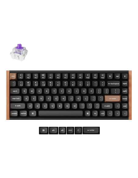 KEYBOARD WRL K2 HE SPECIAL ED./BLACK K2H-F1 KEYCHRON