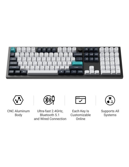 KEYBOARD WRL Q6 MAX RGB/CARBON BLACK Q6M-M4 KEYCHRON