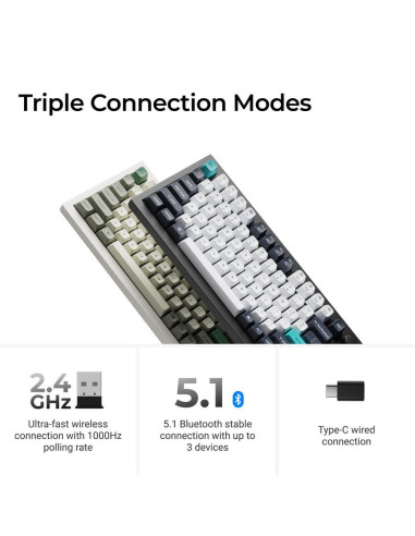 KEYBOARD WRL Q3 MAX RGB/CARBON BLACK Q3M-M4 KEYCHRON