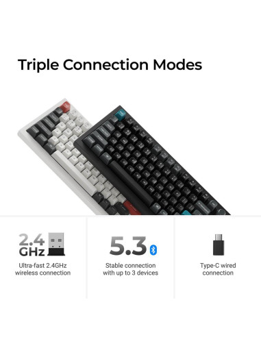 KEYBOARD WRL Q1 ULTRA/BLACK Q1U-M4 KEYCHRON