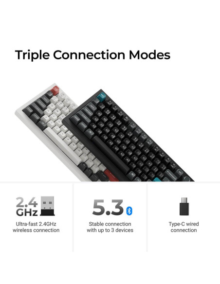 KEYBOARD WRL Q1 ULTRA/BLACK Q1U-M3 KEYCHRON