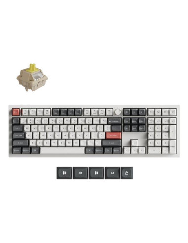 KEYBOARD WRL Q6 ULTRA/WHITE Q6U-P4 KEYCHRON