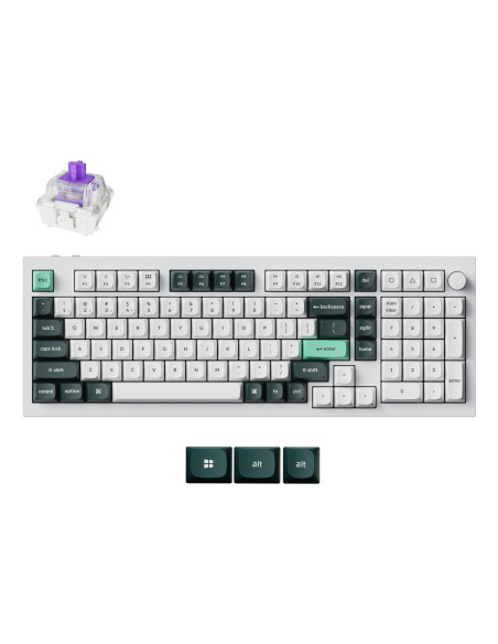 KEYBOARD WRL Q5 HE RGB/SHELL WHITE Q5H-P1 KEYCHRON