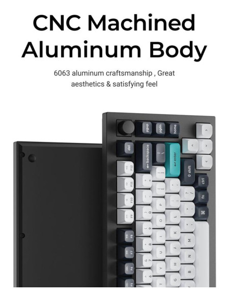 KEYBOARD WRL Q1 MAX RGB/CARBON BLACK Q1M-M4 KEYCHRON