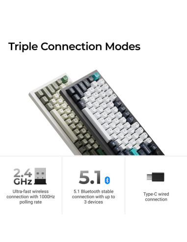 KEYBOARD WRL Q1 MAX RGB/CARBON BLACK Q1M-M4 KEYCHRON