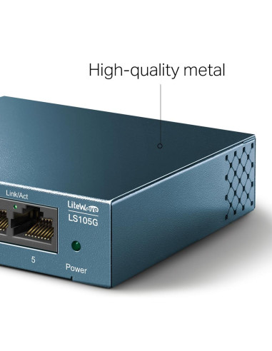 Switch, TP-LINK, LS105G, 5x10Base-T / 100Base-TX / 1000Base-T, LS105G