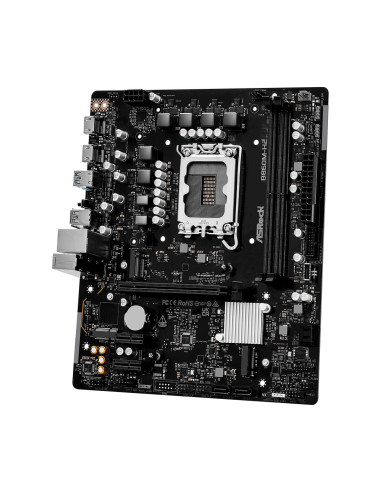 Mainboard, ASROCK, Intel B860 Express, LGA1851, Micro-ATX, Memory DDR5, Memory slots 2, B860M-H2