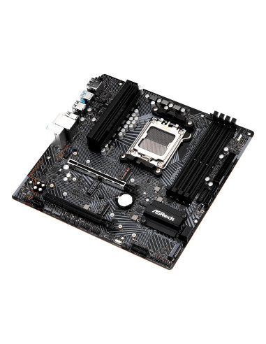 Mainboard, ASROCK, AMD B650, SAM5, Micro-ATX, Memory DDR5, Memory slots 4, 1xPCI-Express 3.0 16x, 1xPCI-Express 4.0 16x, 3xM.2,