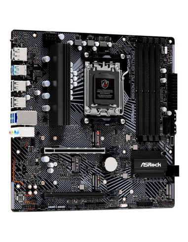 Mainboard, ASROCK, AMD B650, SAM5, Micro-ATX, Memory DDR5, Memory slots 4, 1xPCI-Express 3.0 16x, 1xPCI-Express 4.0 16x, 3xM.2,
