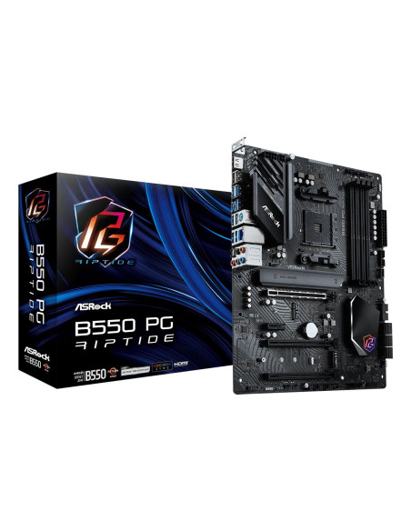 Mainboard, ASROCK, AMD B550, SAM4, ATX, Memory DDR4, Memory slots 4, 3xPCI-Express 16x, 1xPCI-Express 3.0 1x, 2xM.2, 1xHDMI, 2x