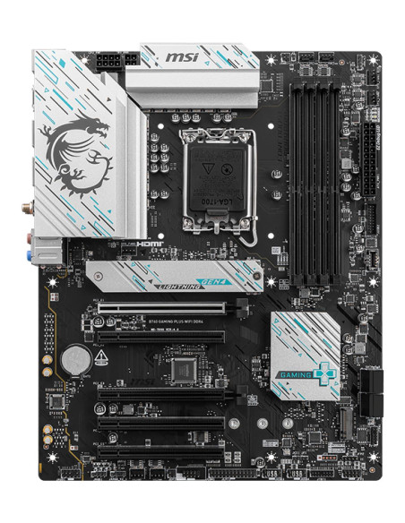 Mainboard, MSI, Intel B760 Express, LGA1700, ATX, Memory DDR4, Memory slots 4, 5xPCI-Express 5.0 16x, 2xM.2, 1xHDMI, 1xDisplayP