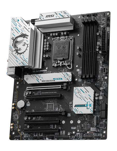 Mainboard, MSI, Intel B760 Express, LGA1700, ATX, Memory DDR4, Memory slots 4, 5xPCI-Express 5.0 16x, 2xM.2, 1xHDMI, 1xDisplayP