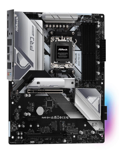 Mainboard, ASROCK, AMD B650, SAM5, ATX, Memory DDR5, Memory slots 4, 1xPCI-Express 3.0 16x, 1xPCI-Express 4.0 16x, 3xM.2, 1xHDM