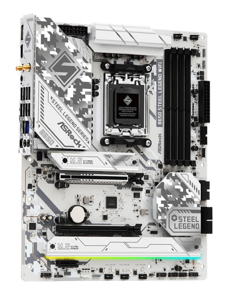 Mainboard, ASROCK, AMD B650, SAM5, ATX, Memory DDR5, Memory slots 4, 1xPCI-Express 3.0 16x, 1xPCI-Express 4.0 1x, 1xPCI-Express