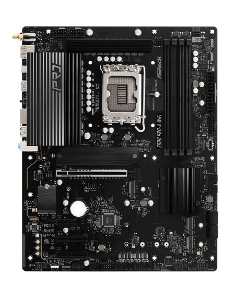 Mainboard, ASROCK, Intel Z890, LGA1851, ATX, Memory DDR5, Memory slots 4, Z890PRO-AWIFI