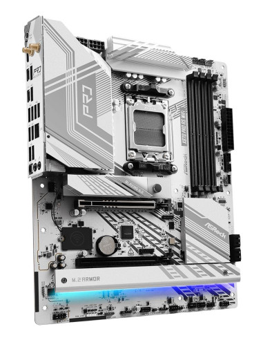 Mainboard, ASROCK, AMD X870, SAM5, ATX, Memory DDR5, Memory slots 4, 1xPCI-Express 4.0 16x, 1xPCI-Express 5.0 16x, 4xM.2, 1xHDM