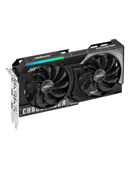 Graphics Card, ASROCK, AMD Radeon RX 9060 XT, 16 GB, GDDR6, 128 bit, PCIE 5.0 16x, Dual Slot Fansink, RX9060XTCL16GO