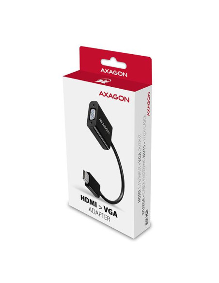 I/O ADAPTER HDMI TO VGA/0.15M RVH-VGN AXAGON