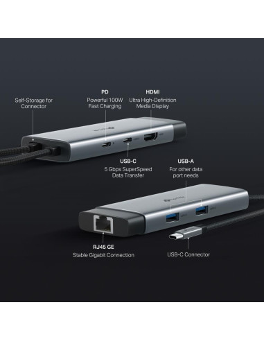 I/O HUB USB-C 6PORT/UH6120C TP-LINK