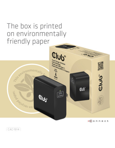 MOBILE TRAVEL CHARGER USB-C/140W GAN CAC-1914EU CLUB3D