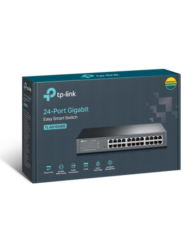 Switch, TP-LINK, 24x10Base-T / 100Base-TX / 1000Base-T, TL-SG1024DE