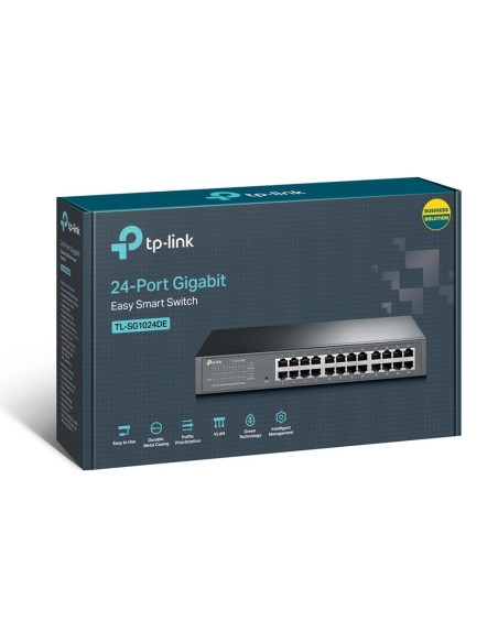 Switch, TP-LINK, 24x10Base-T / 100Base-TX / 1000Base-T, TL-SG1024DE
