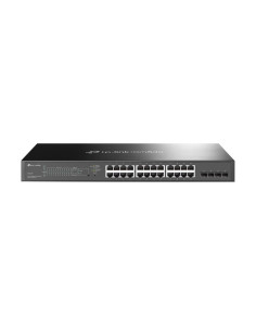 Switch, TP-LINK, Omada, TL-SG2428P, Type L2+, 24x10Base-T / 100Base-TX / 1000Base-T, 4xSFP, PoE+ ports 24, 250 Watts, TL-SG2428