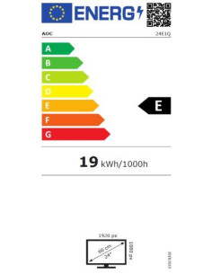 LCD Monitor, AOC, 24E1Q, 23.8", Panel IPS, 1920x1080, 16:9, 60Hz, 5 ms, Speakers, Tilt, 24E1Q