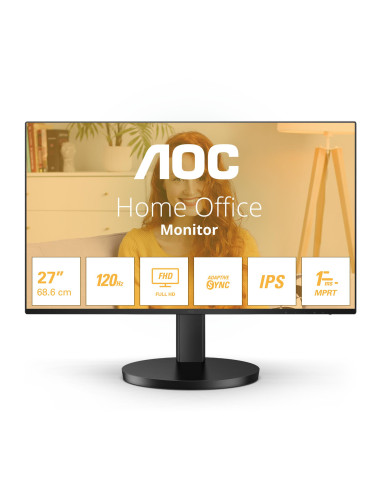LCD Monitor, AOC, 27B3HA2, 27", Business, Panel IPS, 1920x1080, 16:9, 100 Hz, Matte, 4 ms, Speakers, Tilt, 27B3HA2