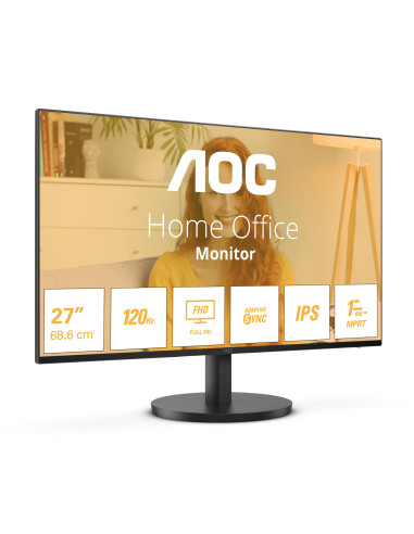 LCD Monitor, AOC, 27B3HA2, 27", Business, Panel IPS, 1920x1080, 16:9, 100 Hz, Matte, 4 ms, Speakers, Tilt, 27B3HA2