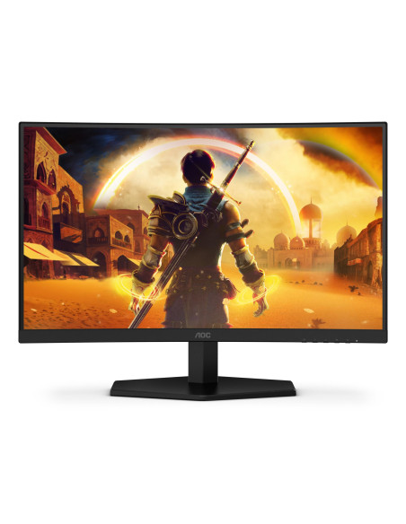 LCD Monitor, AOC, 23.6 ", 1920 x 1080 pixels, Full HD, Native aspect ratio 16:9, LED, Curved, C24G42E