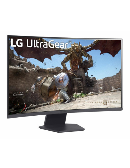 LCD Monitor, LG, 32GS60QC-B, 32", Gaming/Curved, Panel VA, 2560x1440, 16:9, 180 Hz, Matte, 1 ms, Tilt, 32GS60QC-B
