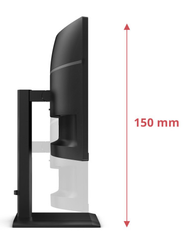 LCD Monitor, AOC, 34 ", 3440 x 1440 pixels, UltraWide Quad HD, Native aspect ratio 21:9, LCD, Curved, CU34E4CV