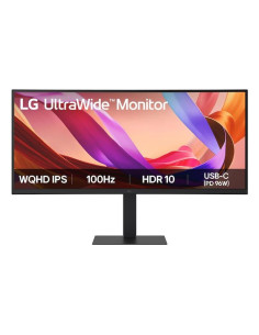 LCD Monitor, LG, 34 ", 3440 x 1440 pixels, Wide Quad HD, Native aspect ratio 21:9, LCD, Curved, 34U650A-B