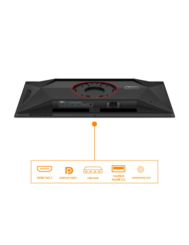 LCD Monitor, AOC, 27 ", 2560 x 1440 pixels, Quad HD, Native aspect ratio 16:9, QD-OLED, Flat, Q27G4ZD