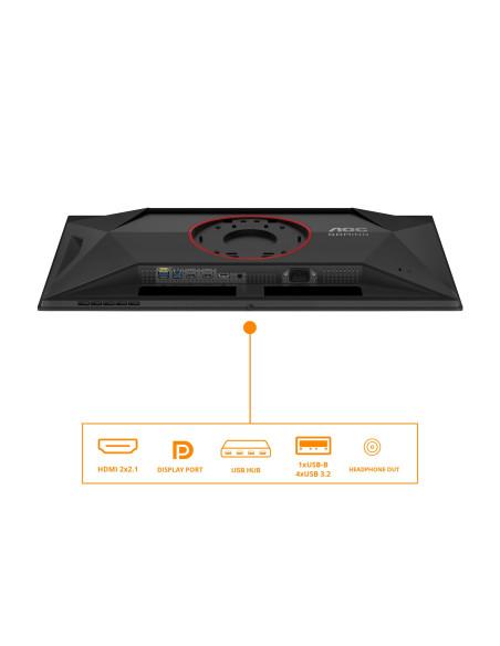 LCD Monitor, AOC, 27 ", 2560 x 1440 pixels, Quad HD, Native aspect ratio 16:9, QD-OLED, Flat, Q27G4ZD