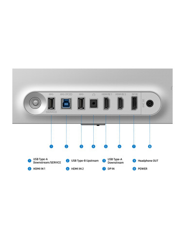 Monitor, SAMSUNG, 27 ", 2560 x 1440 pixels, Quad HD, Native aspect ratio 16:9, OLED, Flat, LS27FG602SUXEN