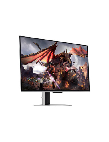 Monitor, SAMSUNG, 32", Gaming/Smart/4K, Panel OLED, 3840x2160, 16:9, 0.03 ms, Speakers, Swivel, Pivot, Height adjustable, Tilt,
