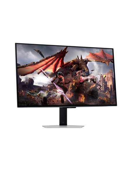 Monitor, SAMSUNG, 32", Gaming/Smart/4K, Panel OLED, 3840x2160, 16:9, 0.03 ms, Speakers, Swivel, Pivot, Height adjustable, Tilt,