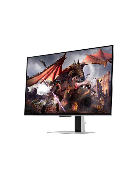 Monitor, SAMSUNG, 32", Gaming/Smart/4K, Panel OLED, 3840x2160, 16:9, 0.03 ms, Speakers, Swivel, Pivot, Height adjustable, Tilt,