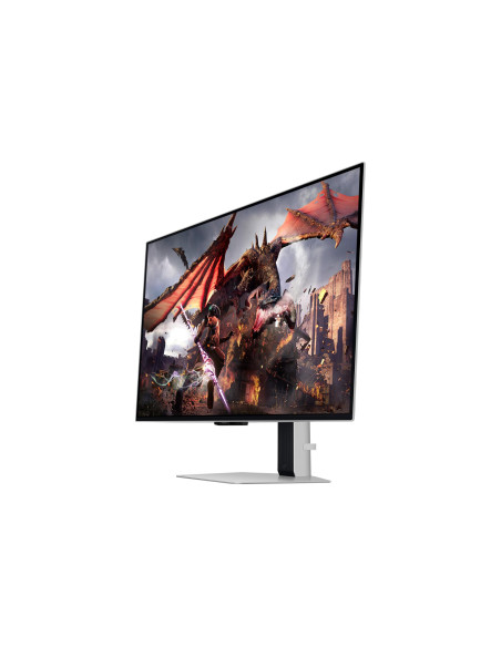 Monitor, SAMSUNG, 32", Gaming/Smart/4K, Panel OLED, 3840x2160, 16:9, 0.03 ms, Speakers, Swivel, Pivot, Height adjustable, Tilt,