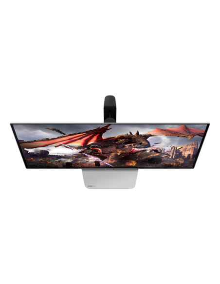 Monitor, SAMSUNG, 32", Gaming/Smart/4K, Panel OLED, 3840x2160, 16:9, 0.03 ms, Speakers, Swivel, Pivot, Height adjustable, Tilt,